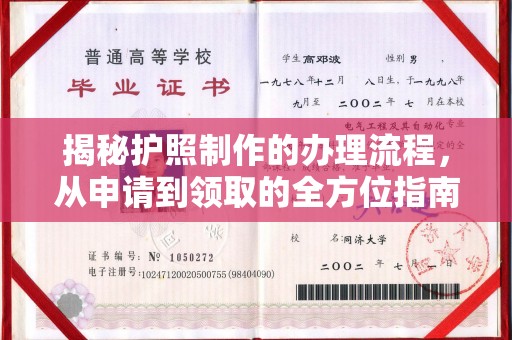 延吉揭秘护照制作的办理流程，从申请到领取的全方位指南