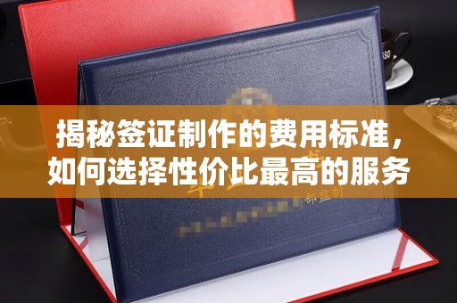 延吉揭秘签证制作的费用标准，如何选择性价比最高的服务？