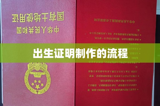 延吉出生证明制作的流程